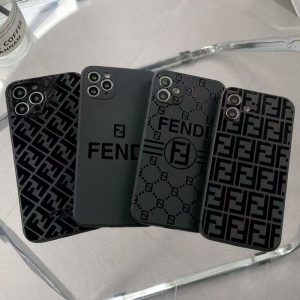 Replica Designer FENDI Silicone For Apple Mobile Phone Case