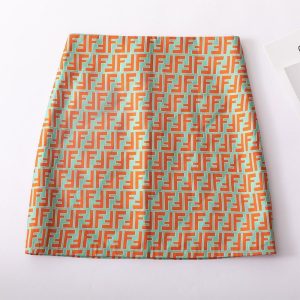 Replica Designer FENDI Women Slim All-Match Skirt