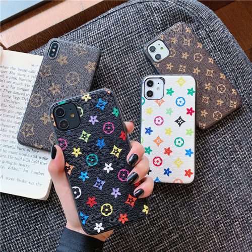 Replica Designer Fashion Classic Monogram Pattern Iphone11Pro Mobile Phone Protective Cover Case