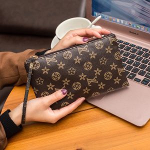 Replica Designer Fashion Classic Monogram Pattern PU Purse