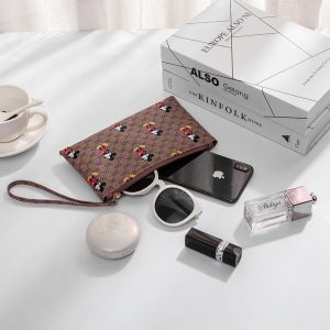 Replica Designer Fashion Clutch Bags Coin Purses Women Monogram Zipper Handle Wallets