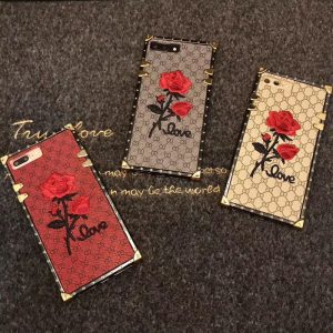 Replica Designer Fashion Embroidered Rose 11Pro Max Phone Case 7Plus Protective Cover