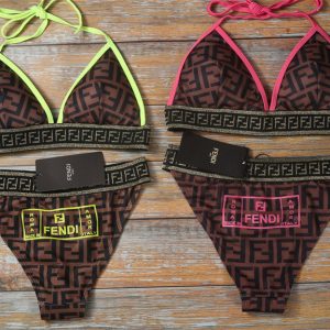 Replica Designer Fendi Backless Bikini 2-Piece Set