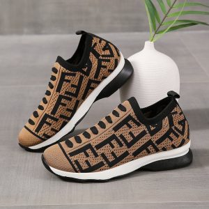 Replica Designer Fendi Breathable Casual Sneakers