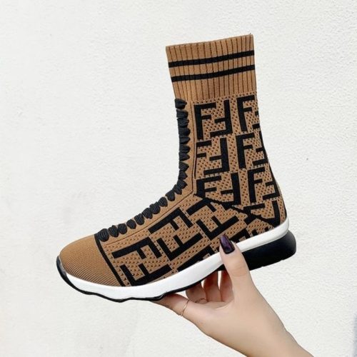 Replica Designer Fendi Breathable Casual Sneakers