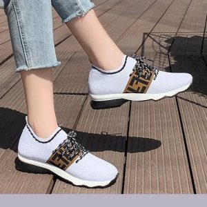 Replica Designer Fendi Breathable Casual Sneakers