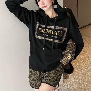 Replica Designer Fendi Casual Slimming Pullover Hoodies