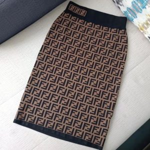 Replica Designer Fendi Knit Skirt