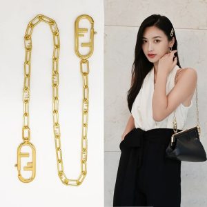 Replica Designer Fendi Letter Chain Belt