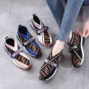 Replica Designer Fendi Low-Top Casual Sports Sneakers