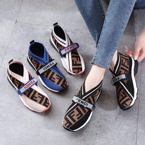 Replica Designer Fendi Low-Top Casual Sports Sneakers
