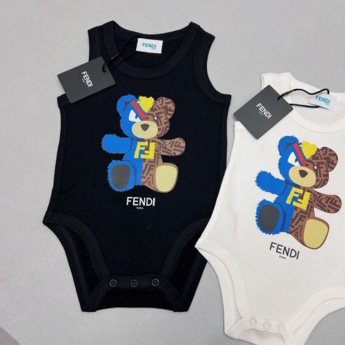 Replica Designer Fendi Newborn Baby Romper Jumpsuit