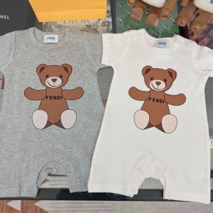 Replica Designer Fendi Newborn Baby Romper Jumpsuit