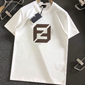 Replica Designer Fendi Round Neck T-Shirt