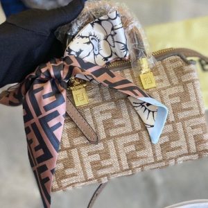 Replica Designer Fendi Small Boston Bag