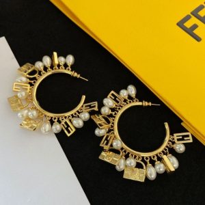 Replica Designer Fendi Tassel F Earrings