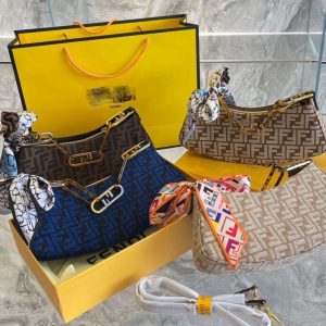 Replica Designer Fendi Underarm Shoulde Messenger Handbag Chain Bag