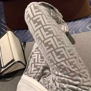 Replica Designer Fendi Women Letters Straight Pants