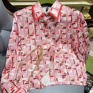 Replica Designer Fendi Women Long-Sleeved Shirt