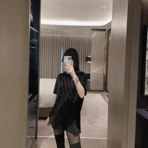 Replica Designer Fendi Women Short-Sleeved T-Shirt