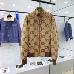Replica Designer GUCCI Men Popular Casual Double G Jacket