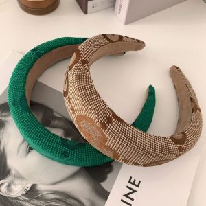 Replica Designer GUCCI Women Retro Thickened Sponge Headband