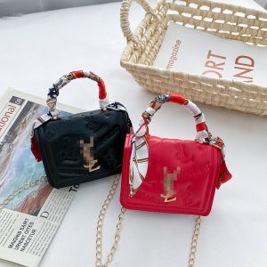 Replica Designer Girls Messenger Bags Kids Coin Purses Fashion Pearl Accessories Handbags