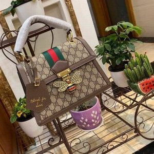Replica Designer Gucci Bee Messenger Shoulder Bag