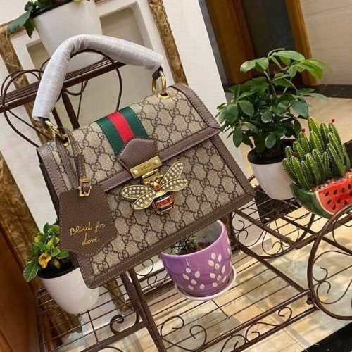Replica Designer Gucci Bee Messenger Shoulder Bag