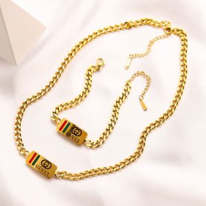 Replica Designer Gucci Bracelet Necklace