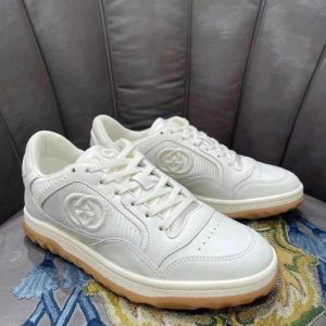 Replica Designer Gucci Casual Embroidered Platform Sneakers