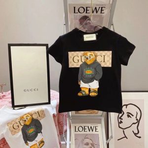 Replica Designer Gucci Casual Kids Cartoon Print Top
