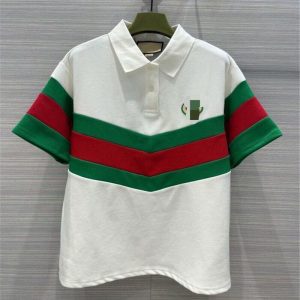 Replica Designer Gucci Casual Lapel Short-Sleeved Polo Shirt