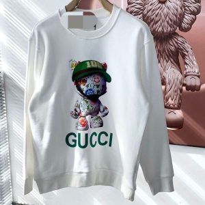 Replica Designer Gucci Casual Men'S Letter Print Crew Neck Sweatshirt