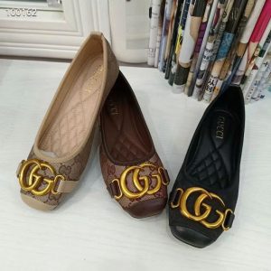Replica Designer Gucci Casual Metal Letter Flats
