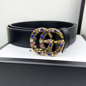 Replica Designer Gucci Casual Smooth Buckle Belt
