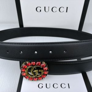 Replica Designer Gucci Casual Smooth Buckle Belt