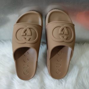 Replica Designer Gucci Casual Solid Color Platform Slippers