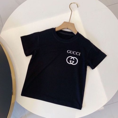 Replica Designer Gucci Children Baby boys girls Short-Sleeved t-shirt