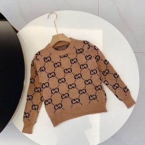 Replica Designer Gucci Children Kid Letter Sweater