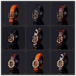 Replica Designer Gucci Children Simple Buckle Belts