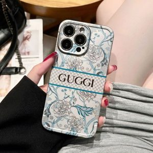 Replica Designer Gucci Classic Embroidered Apple Mobile Phone Case