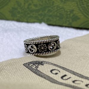 Replica Designer Gucci Cutout Daisy Ring