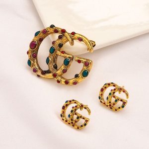 Replica Designer Gucci Double G Earrings