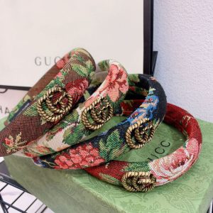 Replica Designer Gucci Embroidery Floral Headband