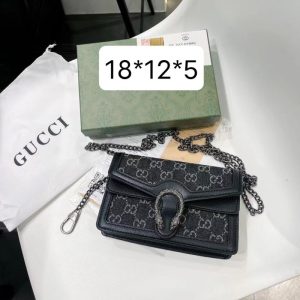 Replica Designer Gucci Fashion Denim Mini Chain Bag
