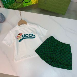 Replica Designer Gucci Fashion Kids Two-Piece Set