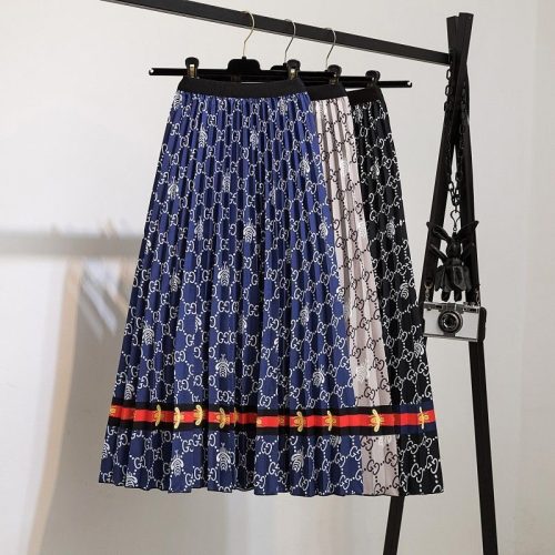 Replica Designer Gucci Fashion Print Skirt