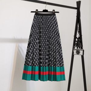 Replica Designer Gucci Fashion Print Skirt