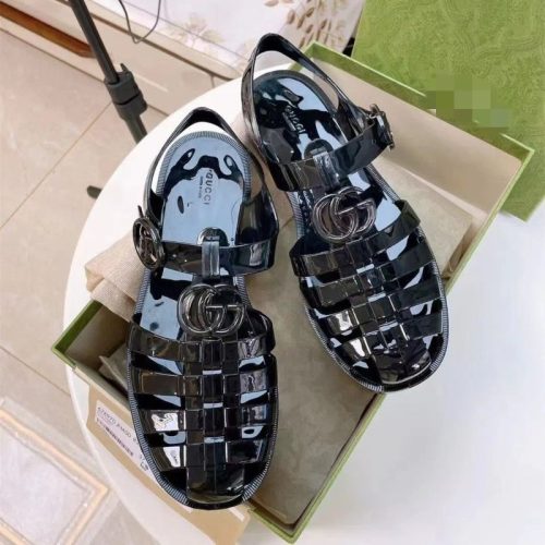 Replica Designer Gucci Fashion Transparent Sandals